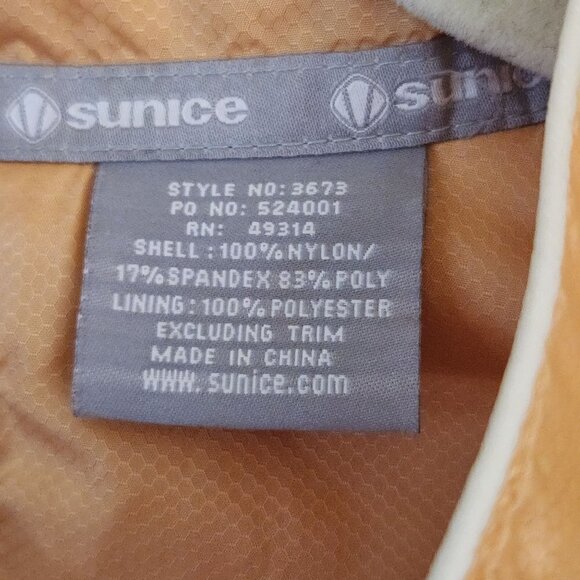 Sunice Sunita Peach Wind Shirt Jacket Golf Size M - Picture 7 of 7